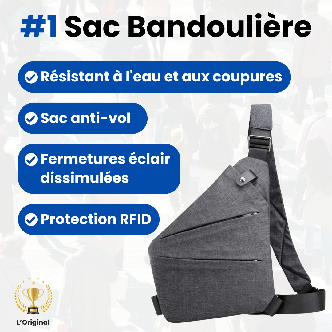 Sac à bandoulière anti-vol