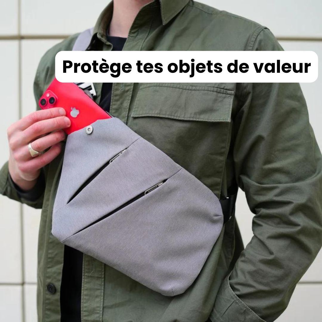 Sac à Bandoulière Anti-vol SWZEC Montlibre - Sécurité Renforcée Contre Le Vol - Synthétique